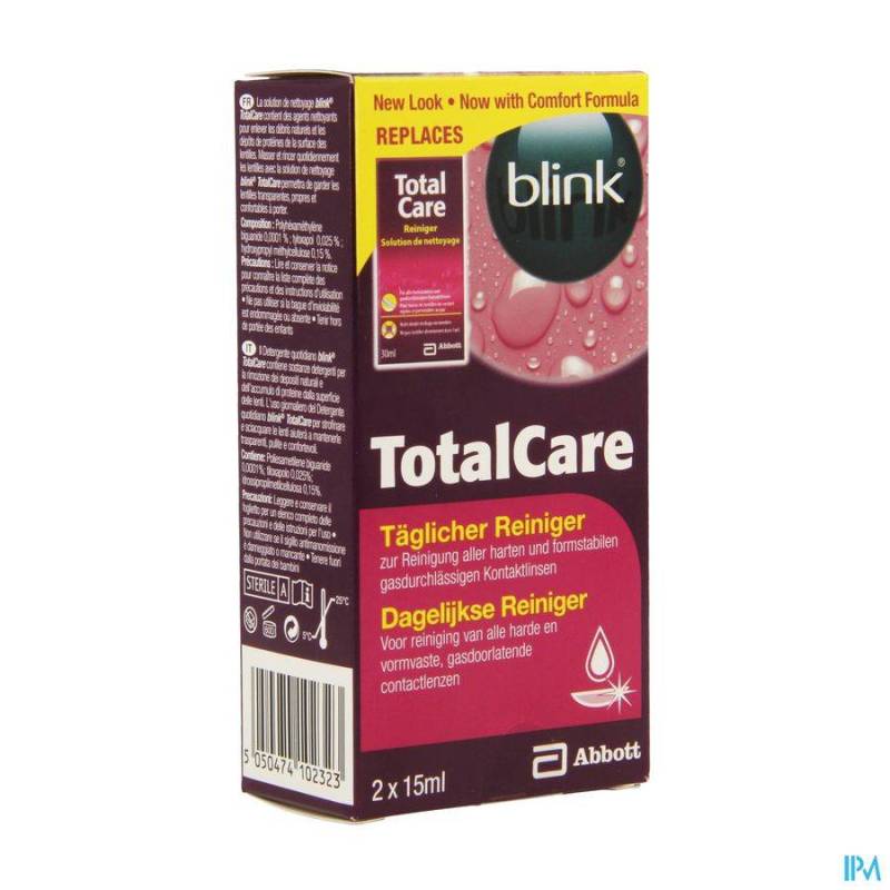 BLINK TOTALCARE NETTOYAGE SOL 2X15ML