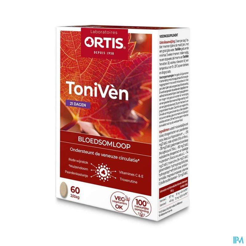 Ortis Toniven Bloedsomloop 60 Capsules NF