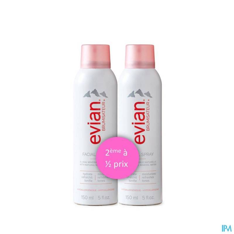 EVIAN BRUMISATEUR DUO 2X150ML 2E-50%