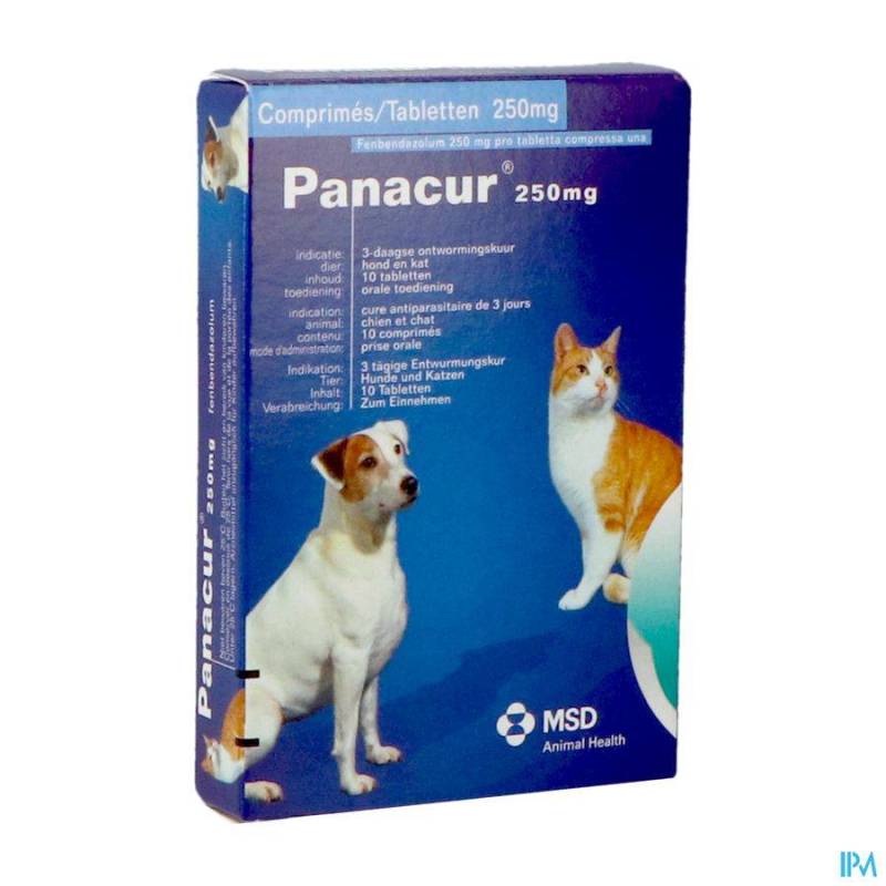 PANACUR COMP VET 10 X 250 MG