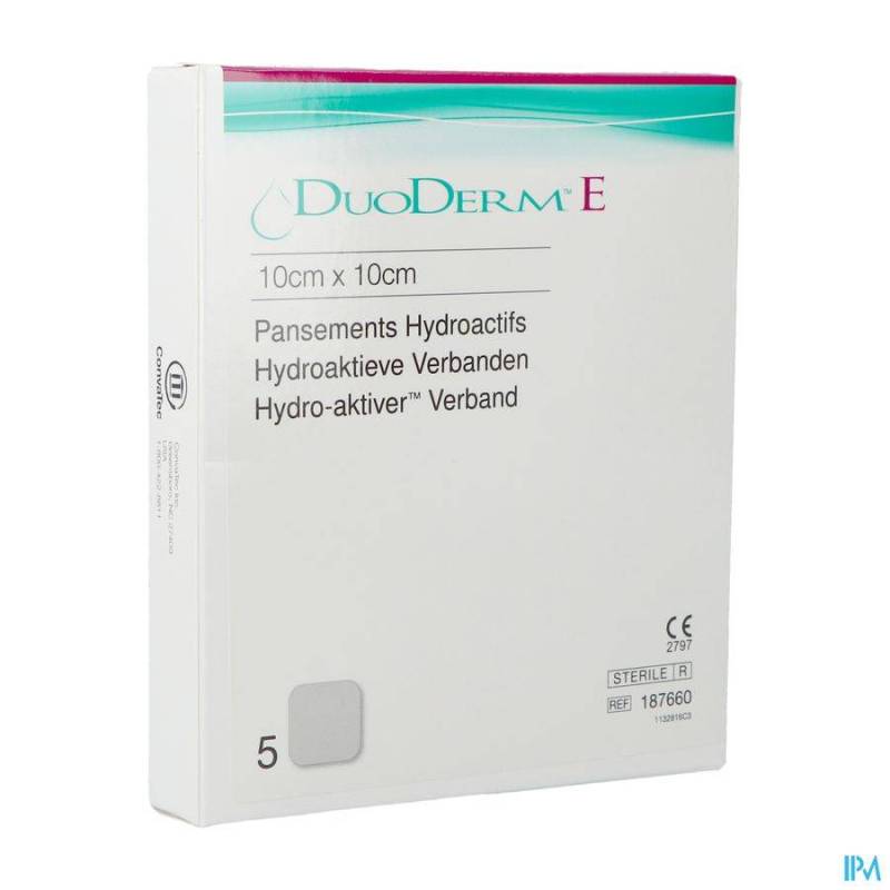 DUODERM E HYDROACT 5 10X10CM H 7660