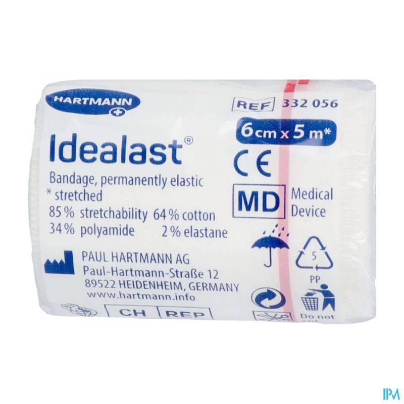 IDEALAST HARTM + AGRAFES BLANC 6CMX5M 1 9311438