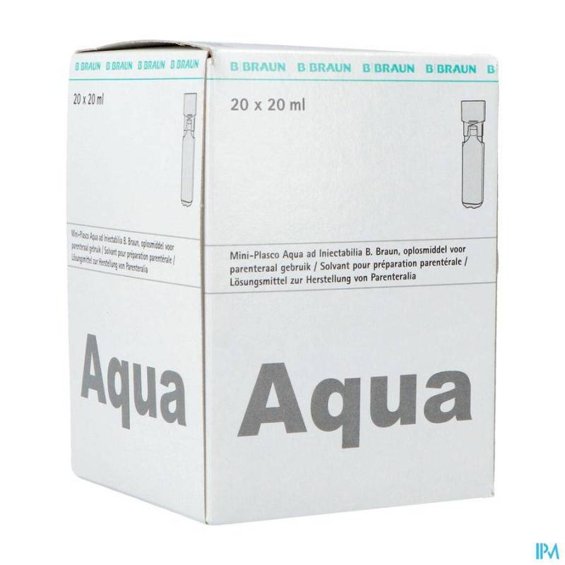 MINI PLASCO AQUA PRO INJ AMP20X20ML