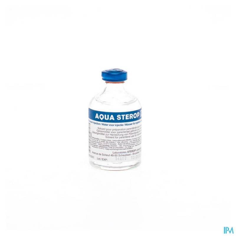 AQUA STEROP INJ 1 X 50ML BOUCH. METAL DECHIR.