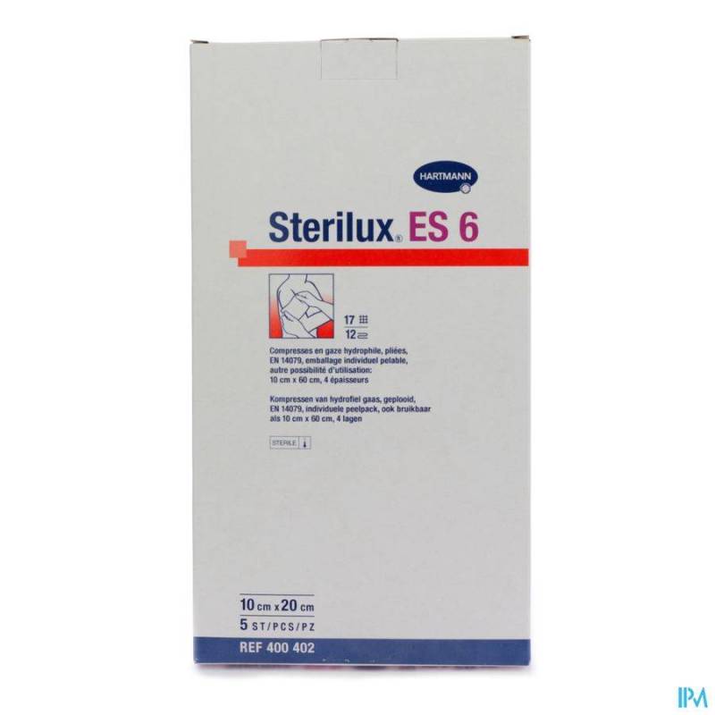 STERILUX ES6 CP STER 12PL 10,0X20,0CM 5 4004024