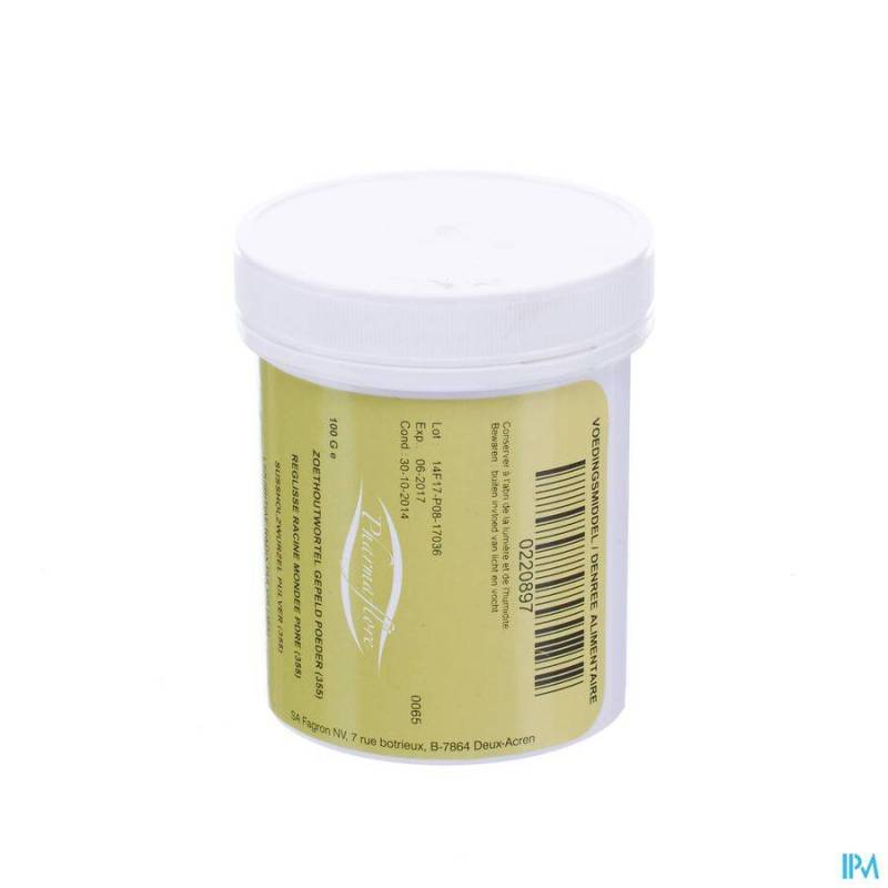 REGLISSE RACINE MONDEE PDR 100G PHARMAFL