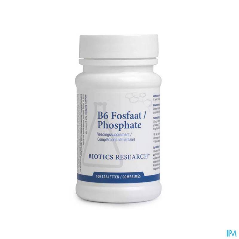 B6 Fosfaat Biotics 100 Tabletten