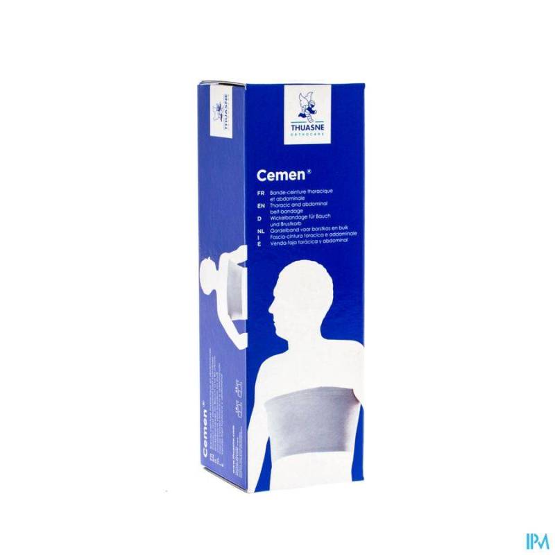 CEMEN BANDE CEINT.THORAX-VENTRE BLANC 25CMX1,25M 1