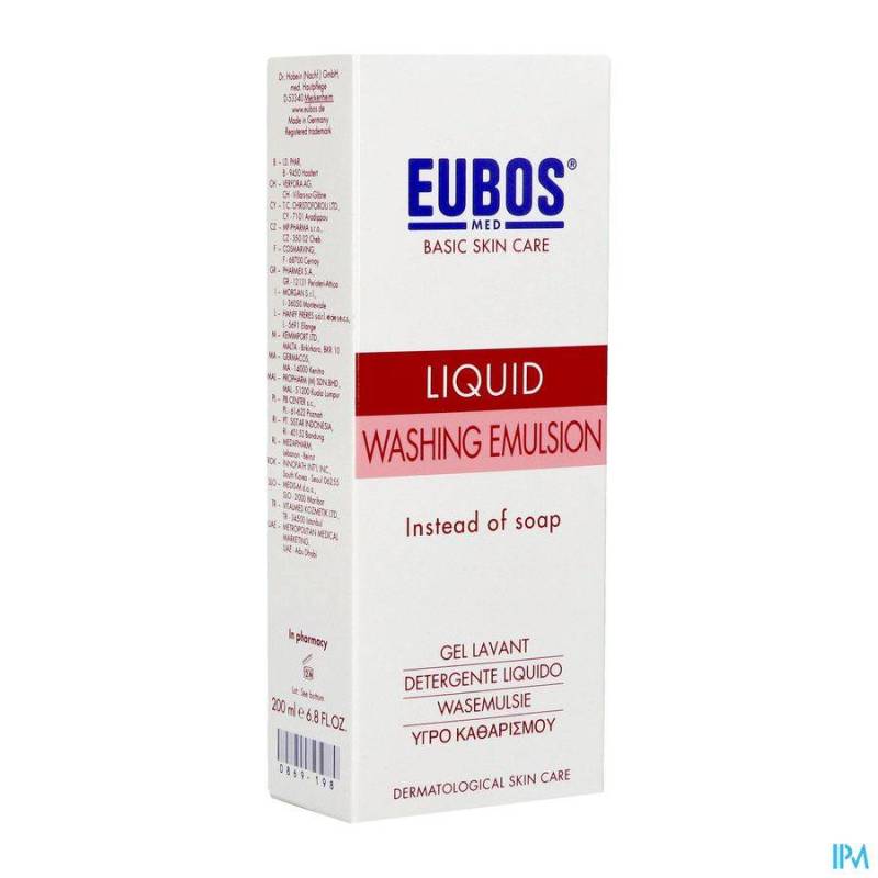 EUBOS SAVON LIQUIDE ROSE 200ML