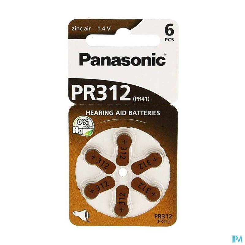 PANASONIC BATTERIE APPAREIL OREILLE PR 312H 6