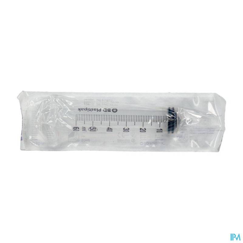 BD PLASTIPAK SERINGUE LUER 50-60ML 1 300866