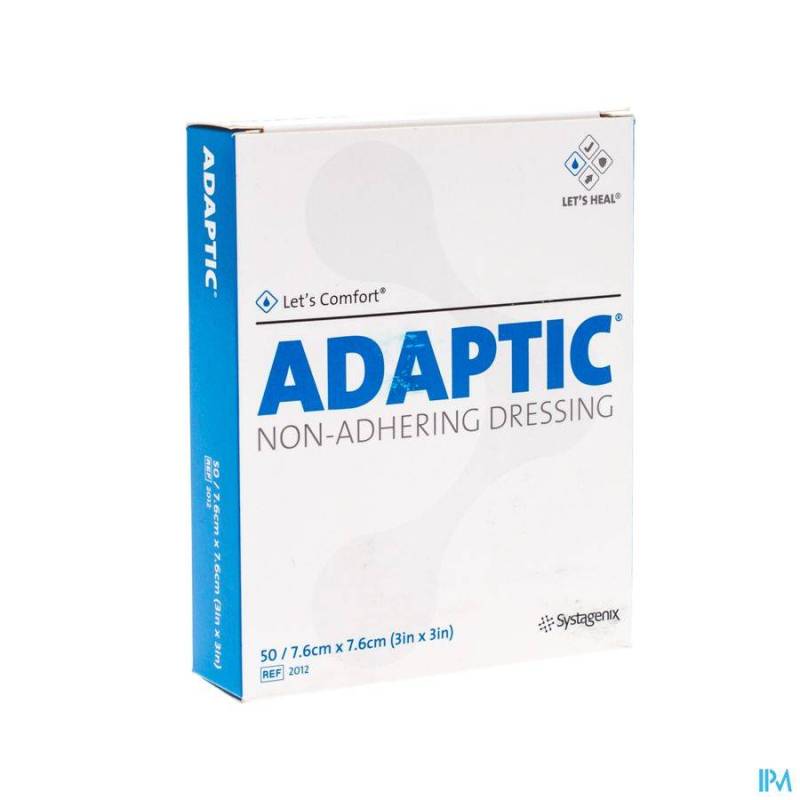 ADAPTIC CP IMPREG. 7,5X 7,5CM 50 2012DE