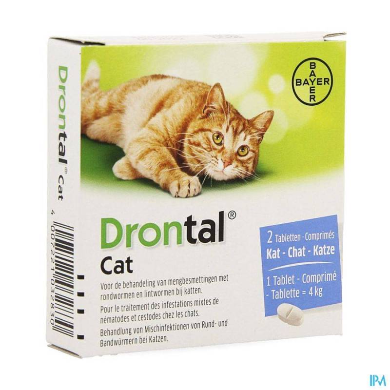 Drontal Katten Ontworming 2 Tabletten