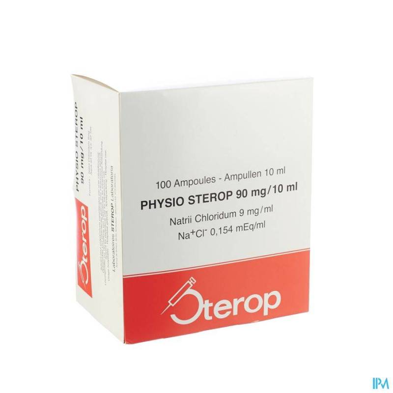 PHYSIO STEROP AMP UD 100 X 10ML