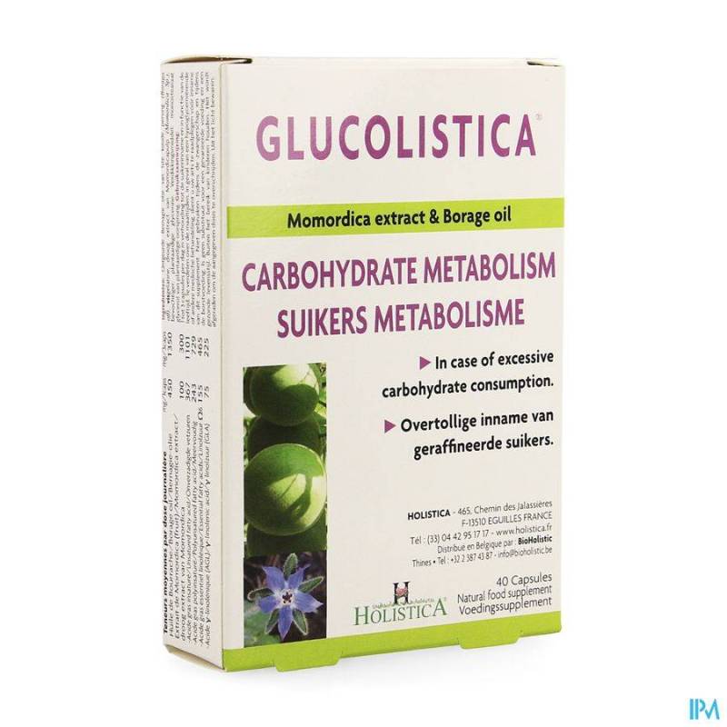 GLUCOLISTICA CAPS 40 HOLISTICA