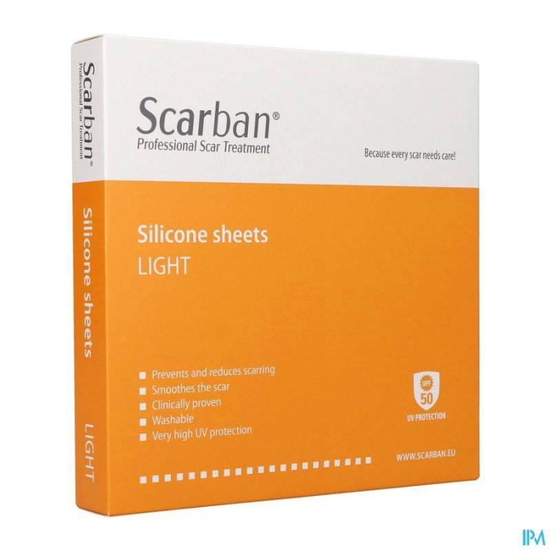 SCARBAN LIGHT BANDAGE SIL. LAV. +50ML 5X30CM 2