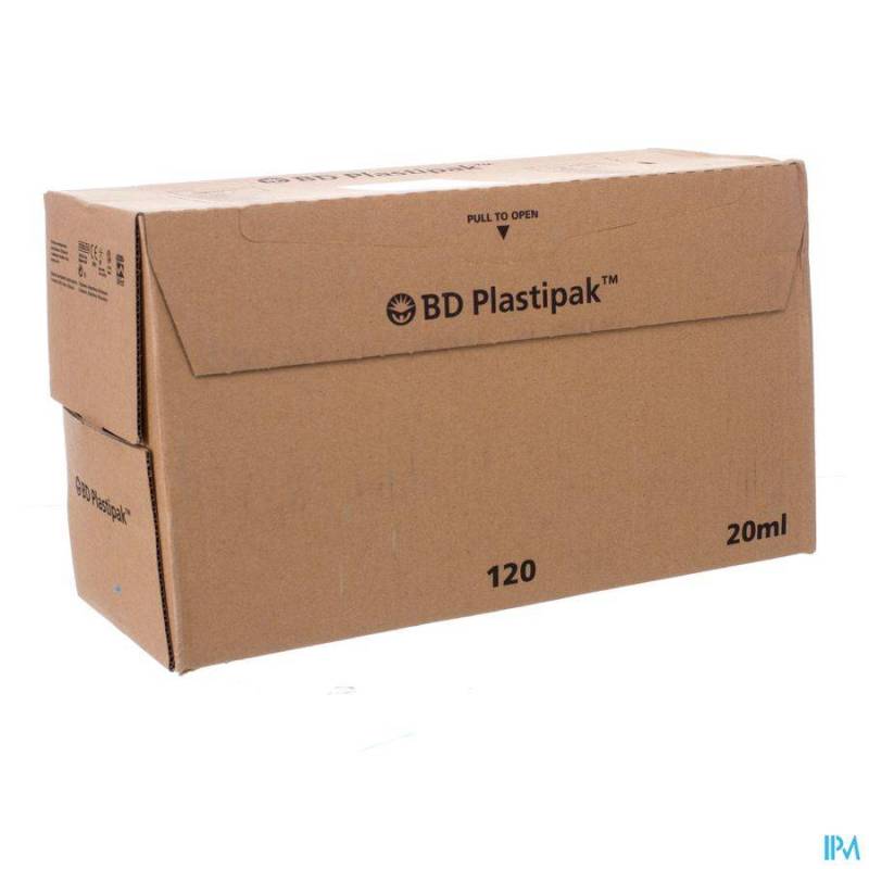 BD PLASTIPAK SER. S/AIG. LUER LOK 20ML 120 300629
