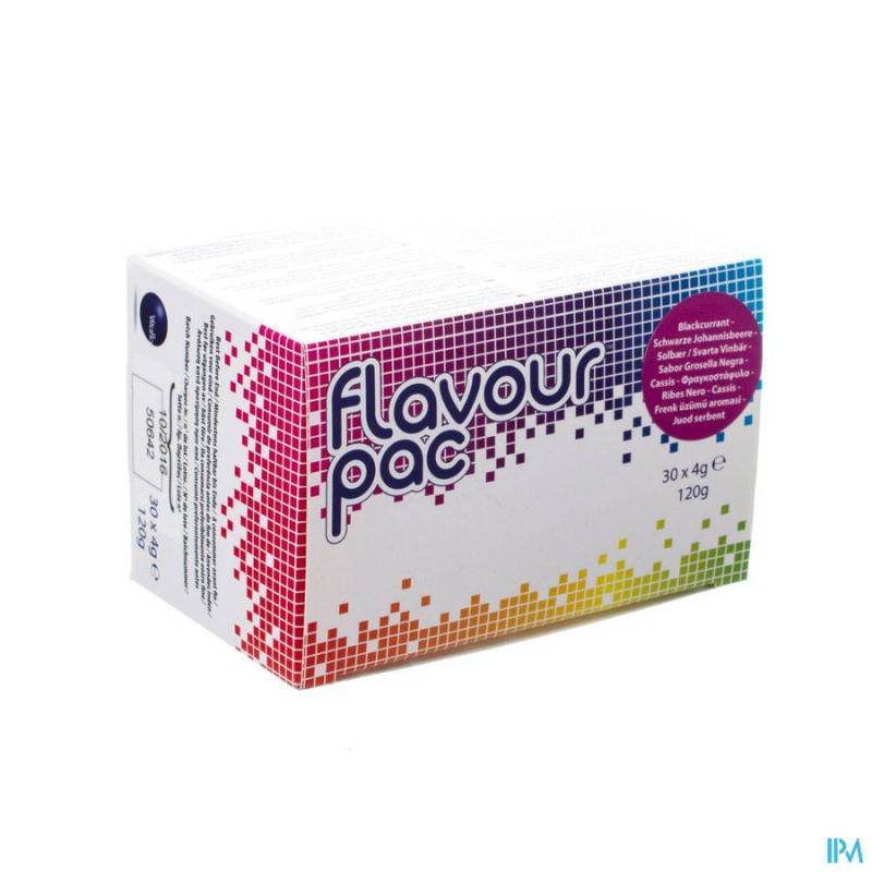 FLAVOUR PAC CASSIS SACHET 30X4G