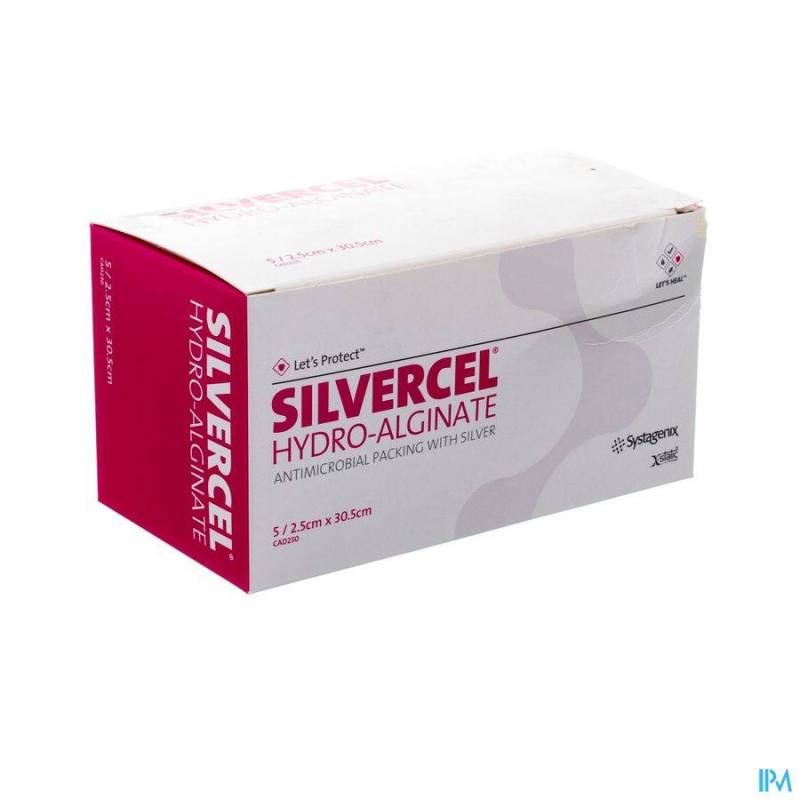 SILVERCEL PANS HYDRO ALGIN. 2,5X30,5CM 5 CAD230