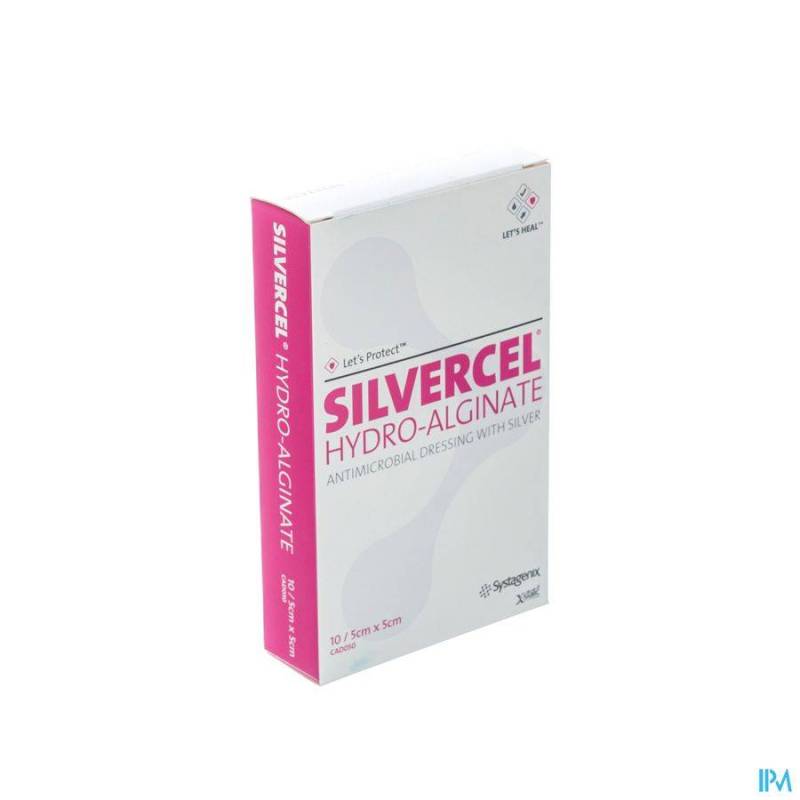 Silvercel Verb Hydro Algin. 5,0x 5,0cm 10 Cad050