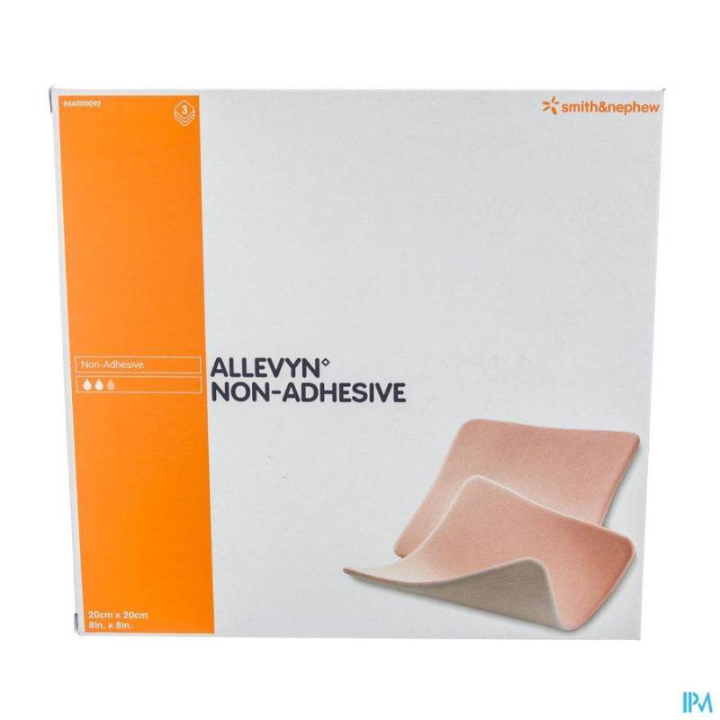 Allevyn Niet Klevend Verband Hydrocel. 20x20cm 3 66000092