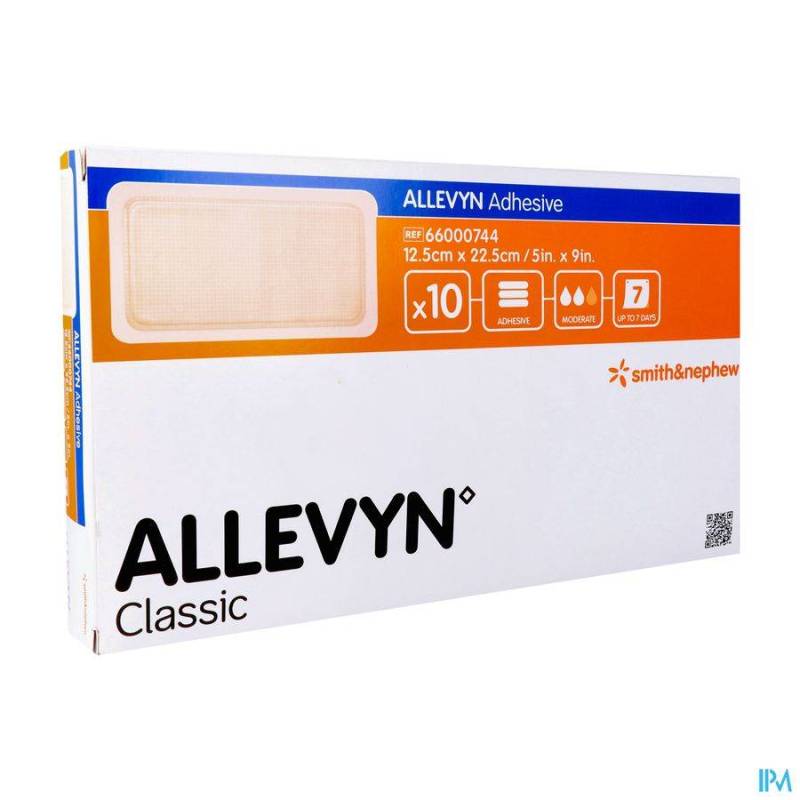 ALLEVYN ADH PANS HYDROCEL. 12,5X22,5CM 10 66000744