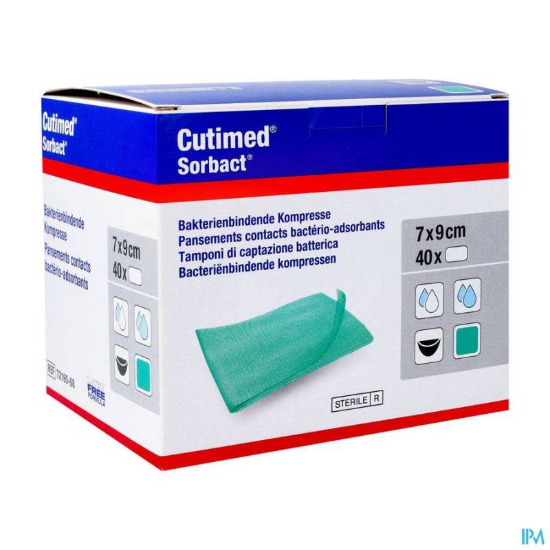 Cutimed Sorbact Kp 7x 9cm 40 7216500