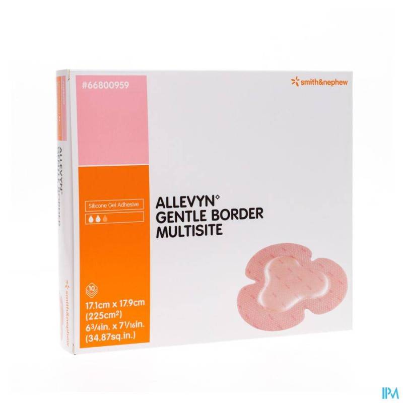 ALLEVYN GENTLE BORDER STER 17,5X17,5CM 10 66800273