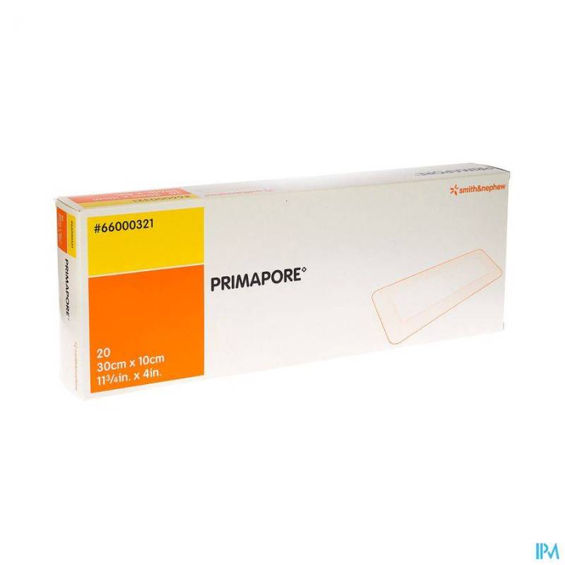 PRIMAPORE S&N PANS POST-OP 30CMX10CM 20 66000321