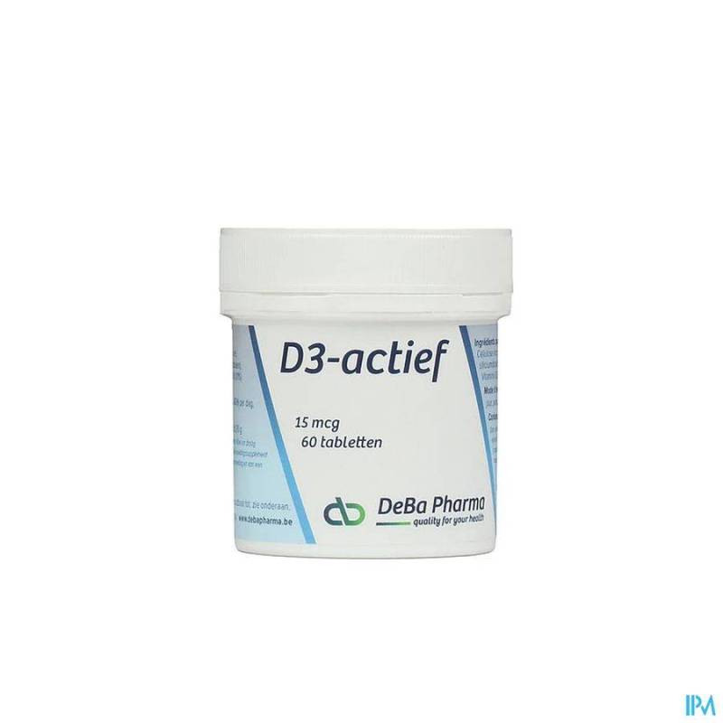 D3-actif Tabletten 60x15mcg Deba