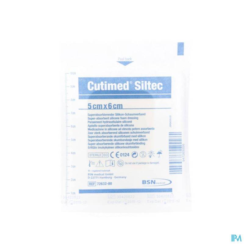 CUTIMED SILTEC CP STERIL 5,0X 6,0CM 1 7328500