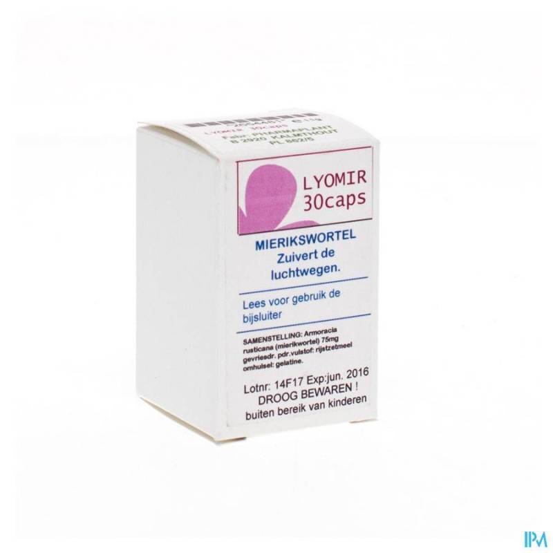 Lyomir Mierikswortel Capsules  30