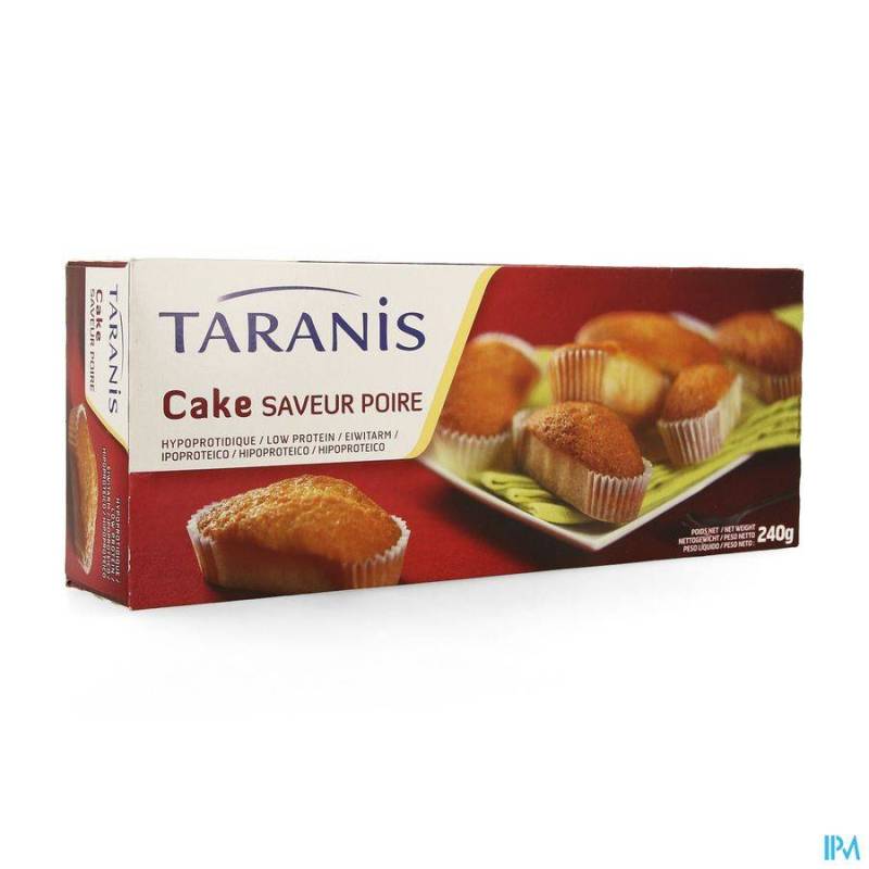 TARANIS MINI CAKE POIRE 240G (6 PIECES) 4655