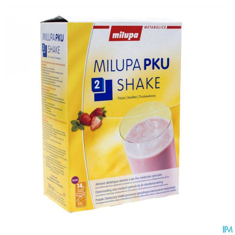 Pku 2 Shake Aardbei Zakje 10x50g