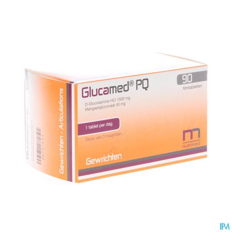 GLUCAMED PQ BLISTER COMP ENROB. 90