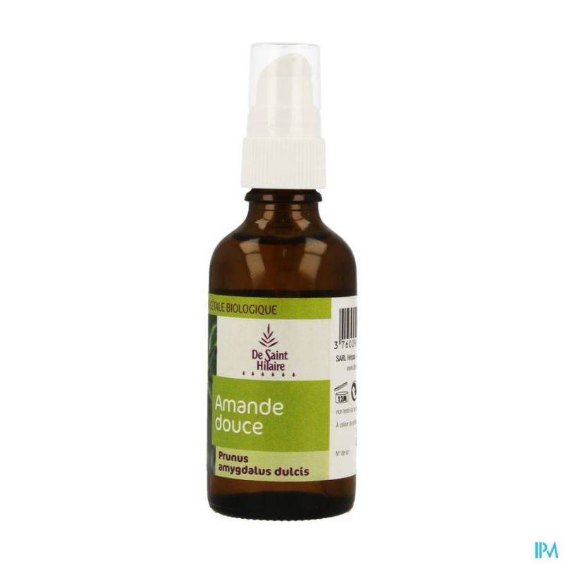 Amandel Plantaardige Olie Pompfl 50ml