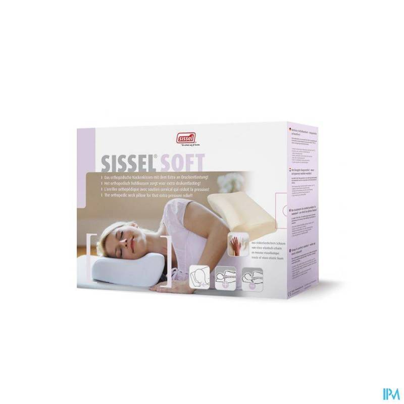 SISSEL SOFT OREILLER VISCO-ELASTIQUE+TAIE VELOURS