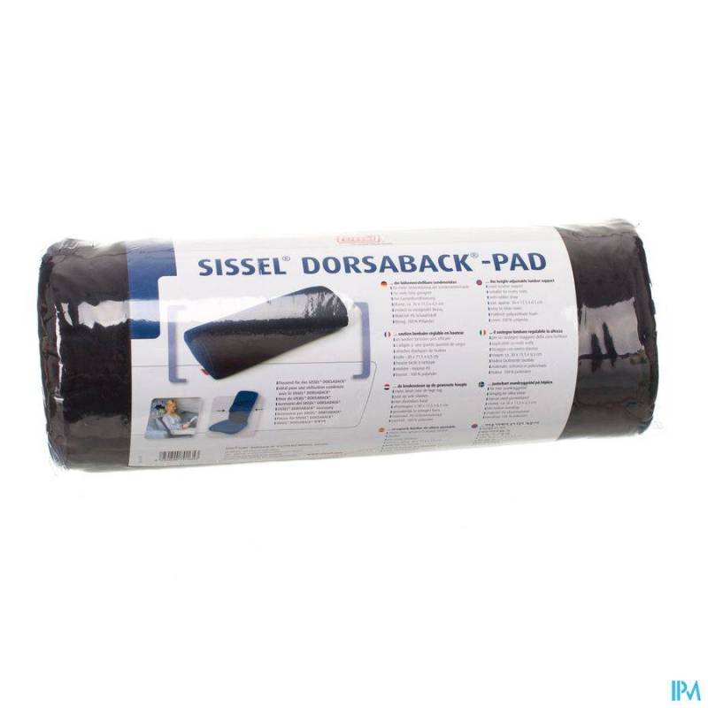 SISSEL PAD SOUTIEN LOMBAIRE POUR DORSABACK NOIR