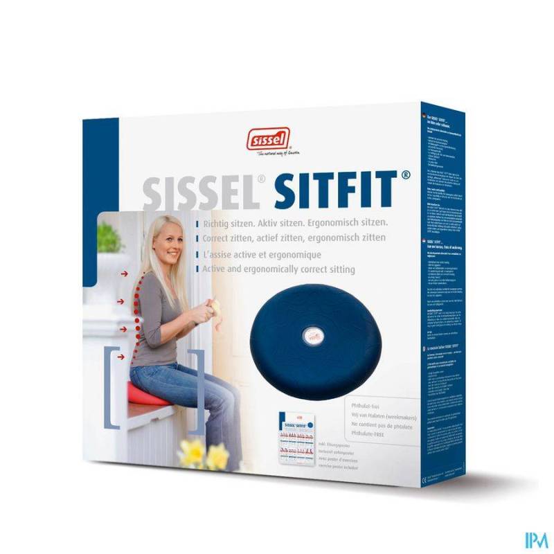 Sissel Sitfit Balanskussen Diam.33cm Zwart