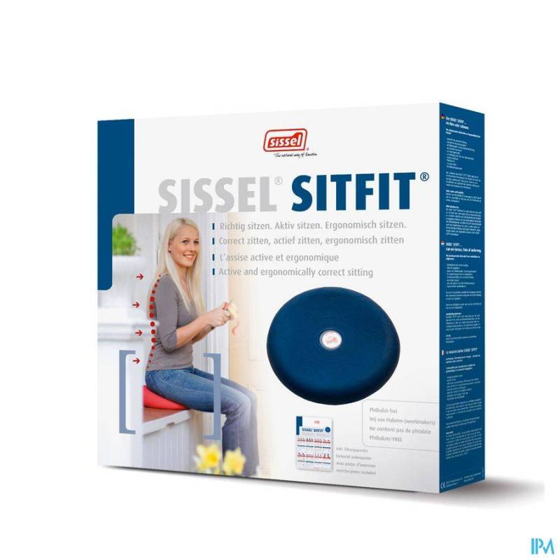 Sissel Sitfit Balanskussen Diam.36cm Zwart