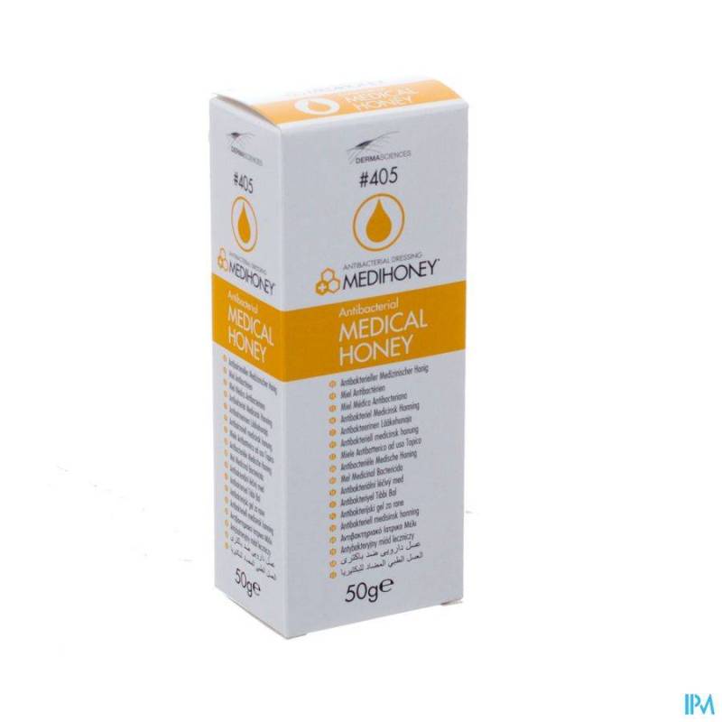 MEDIHONEY MIEL ANTIBACTERIEN GEL TUBE 1X50G