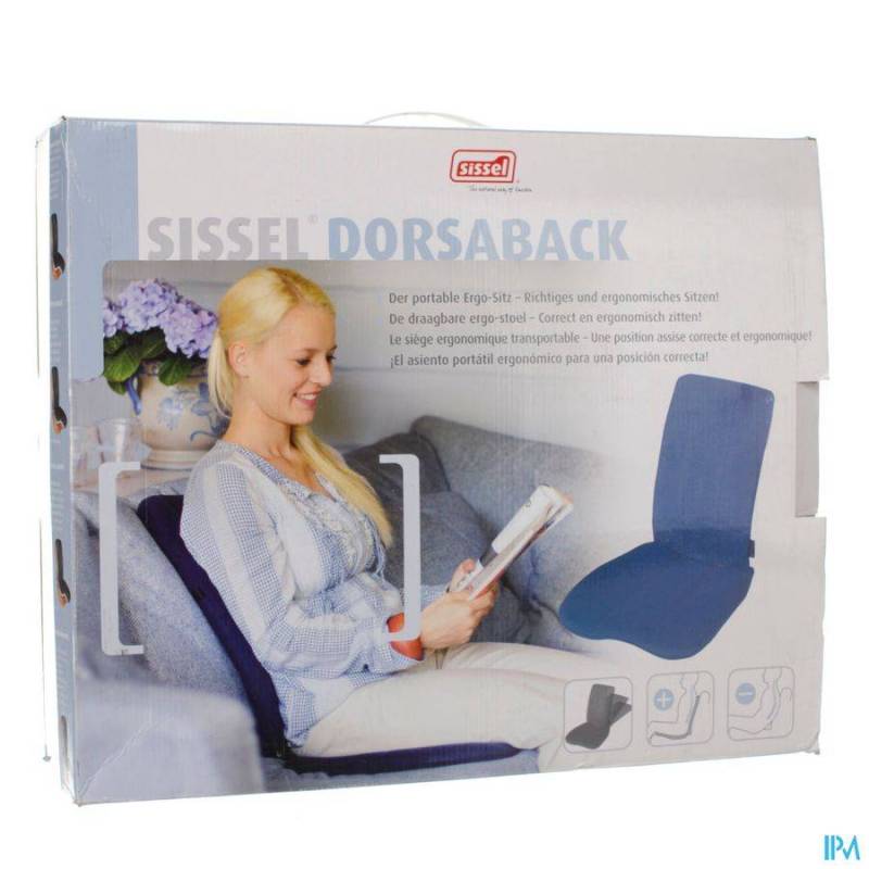 Sissel Dorsaback -pad Rugsteun+assise Grijs