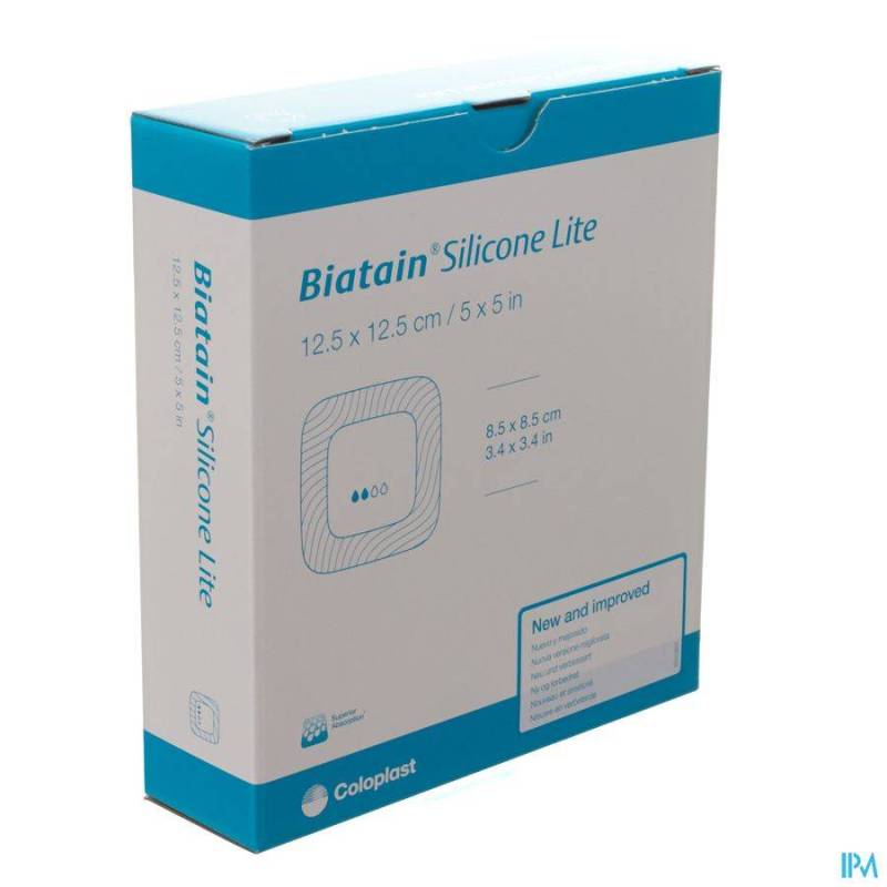 Biatain Silicoon Lite Schuimverband 12,5x12,5 10 33446