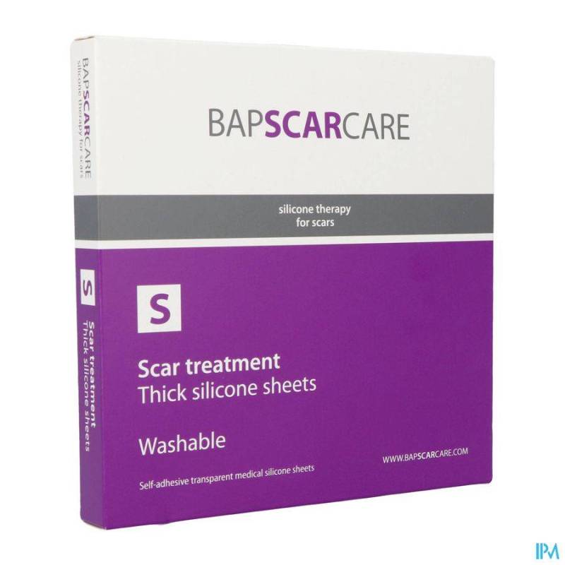 BAP SCAR CARE S PANS ADH SIL 4X 30CM 2 PAIRE