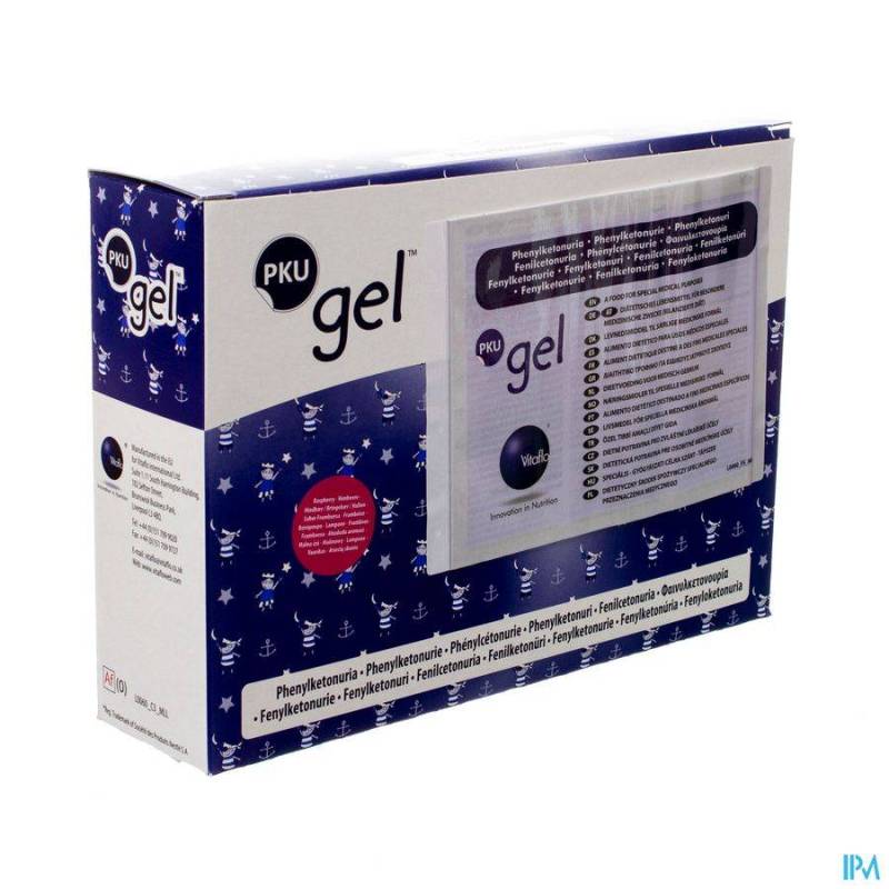 Pku Gel Framboos 30 X 24g