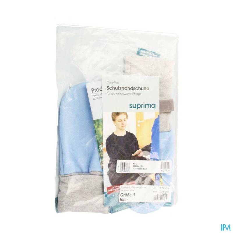 SUPRIMA 4829 GANTS PATIENT ENFANT BLEU 1