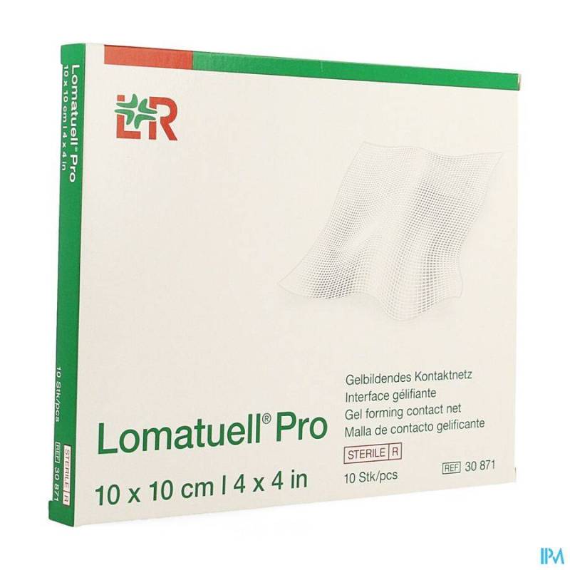 LOMATUELL PRO COMPRESSE STER 10X10CM 10 30871