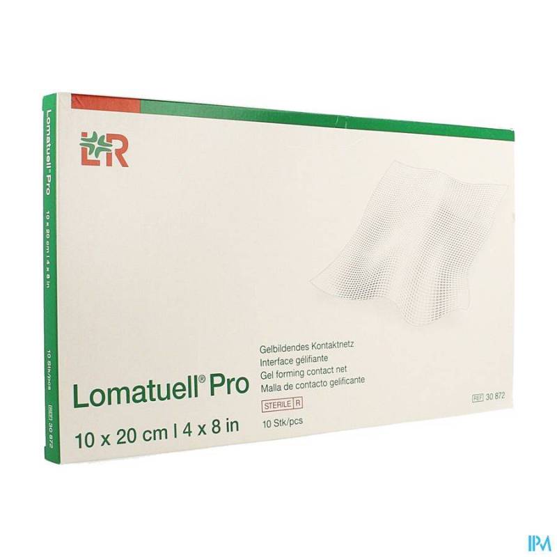 LOMATUELL PRO COMPRESSE STER 10X20CM 10 30872