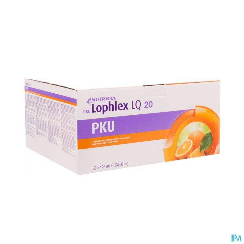 Pku Lophlex Lq 20 Juicy Orange 30x125ml