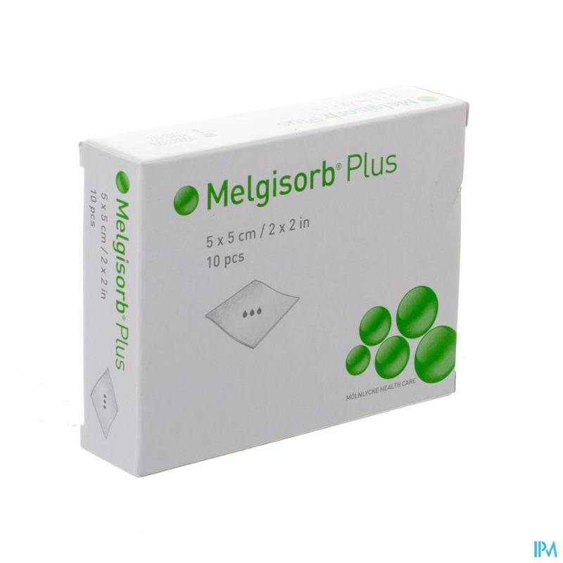 MELGISORB PLUS CP STER 5X 5CM 10 252000